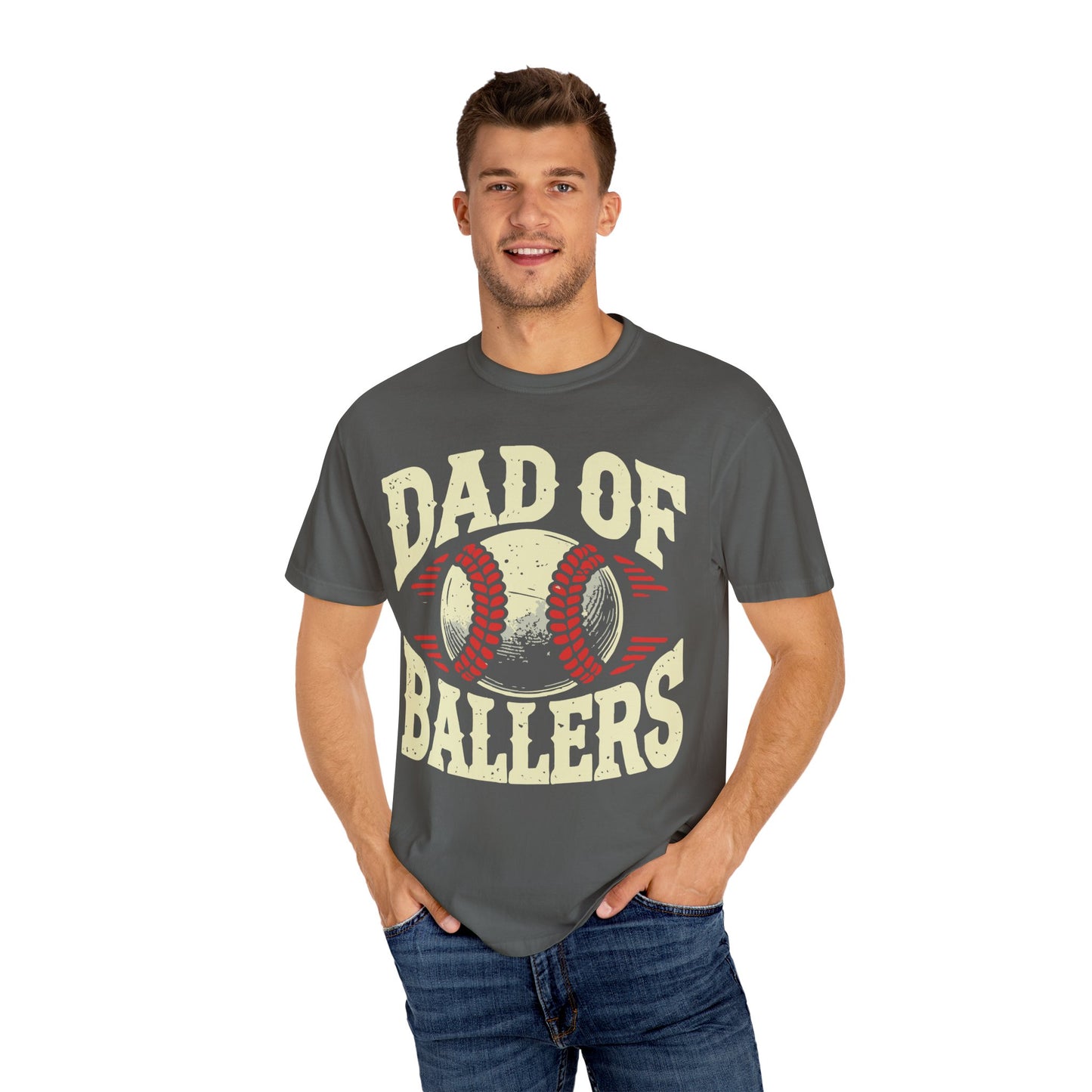 Dad of Ballers T-Shirt - Perfect Gift for Sports Dads