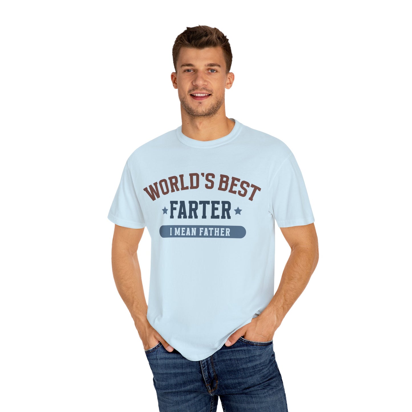 Funny Father's Day T-Shirt - World's Best Farter I Mean Father