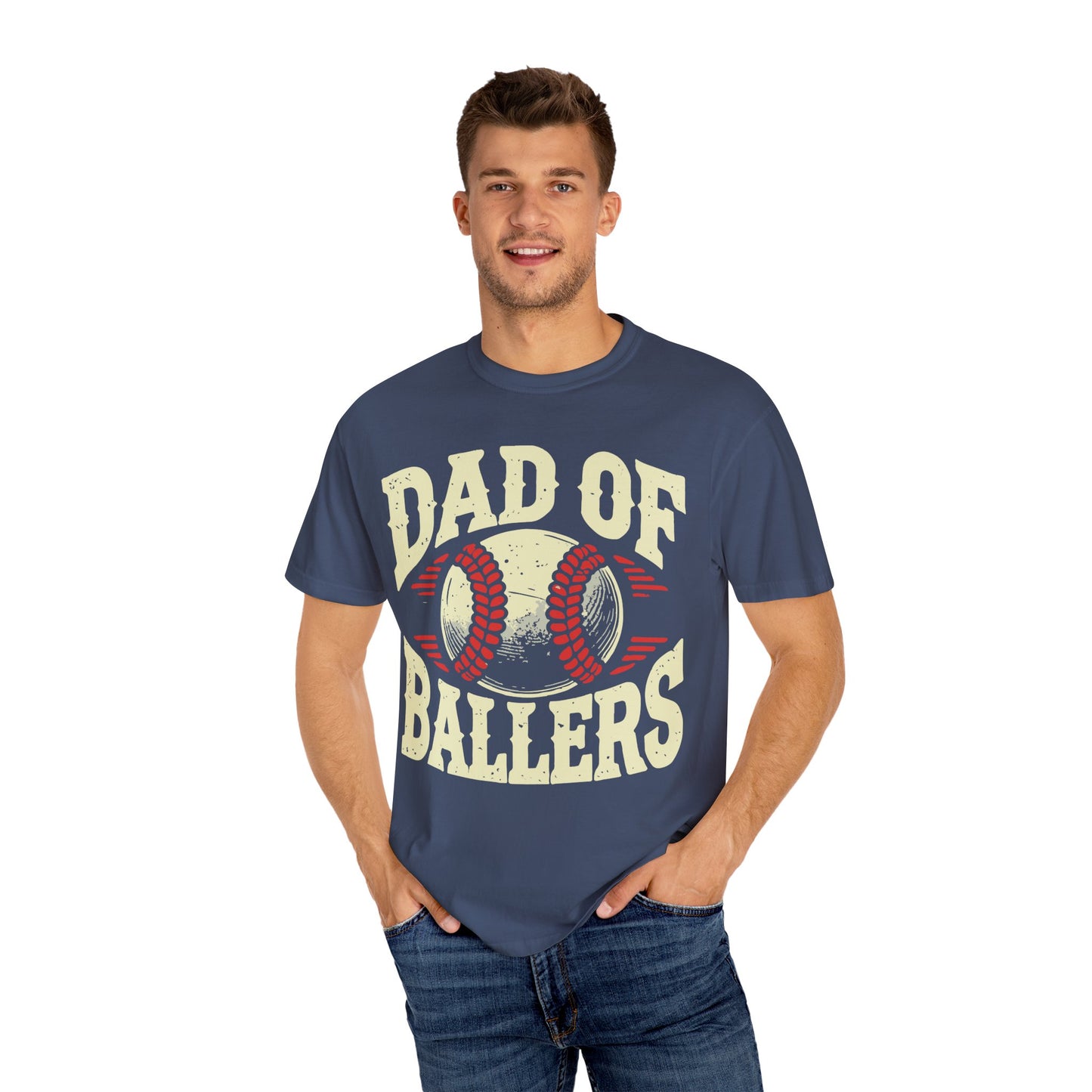 Dad of Ballers T-Shirt - Perfect Gift for Sports Dads