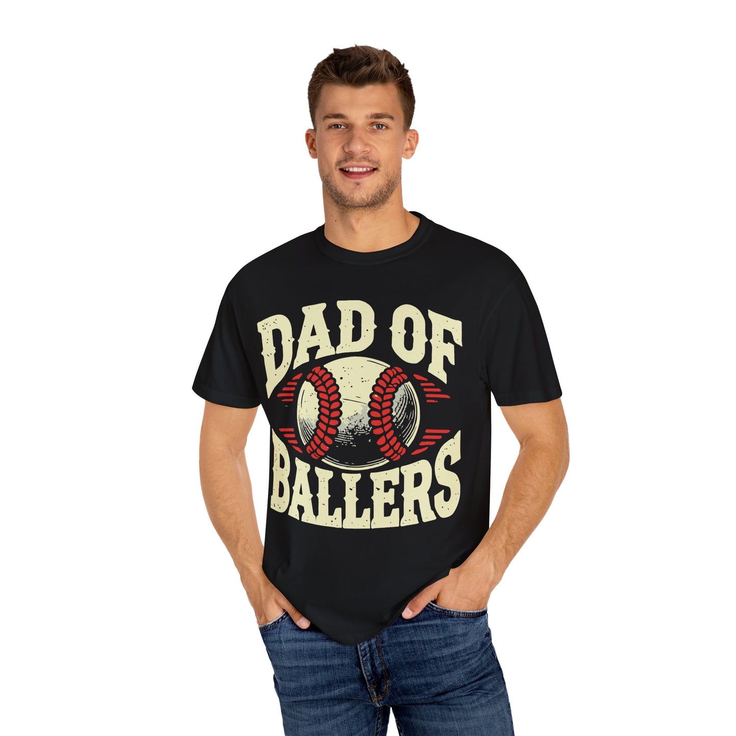 Dad of Ballers T-Shirt - Perfect Gift for Sports Dads