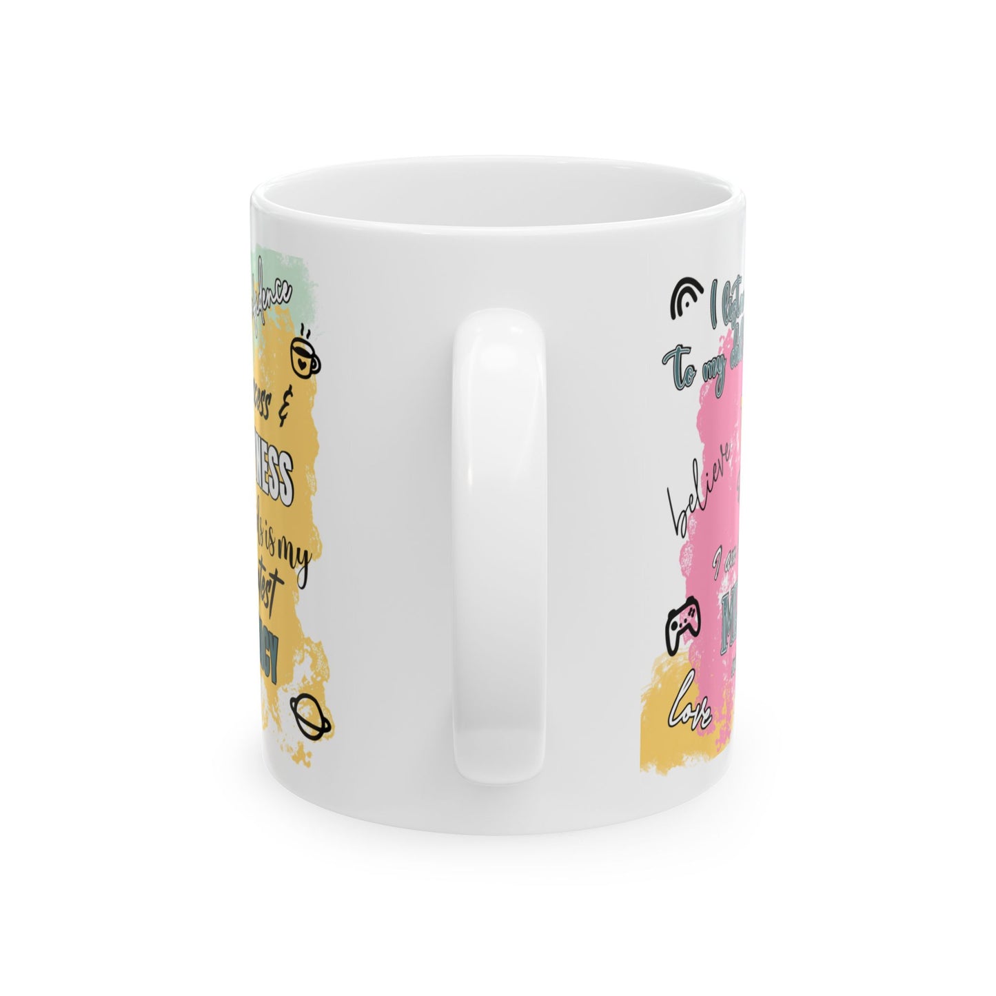 Inspirational Dad's Affirmations Ceramic Mug - Perfect Gift for Father's Day, Birthdays, or Just Because