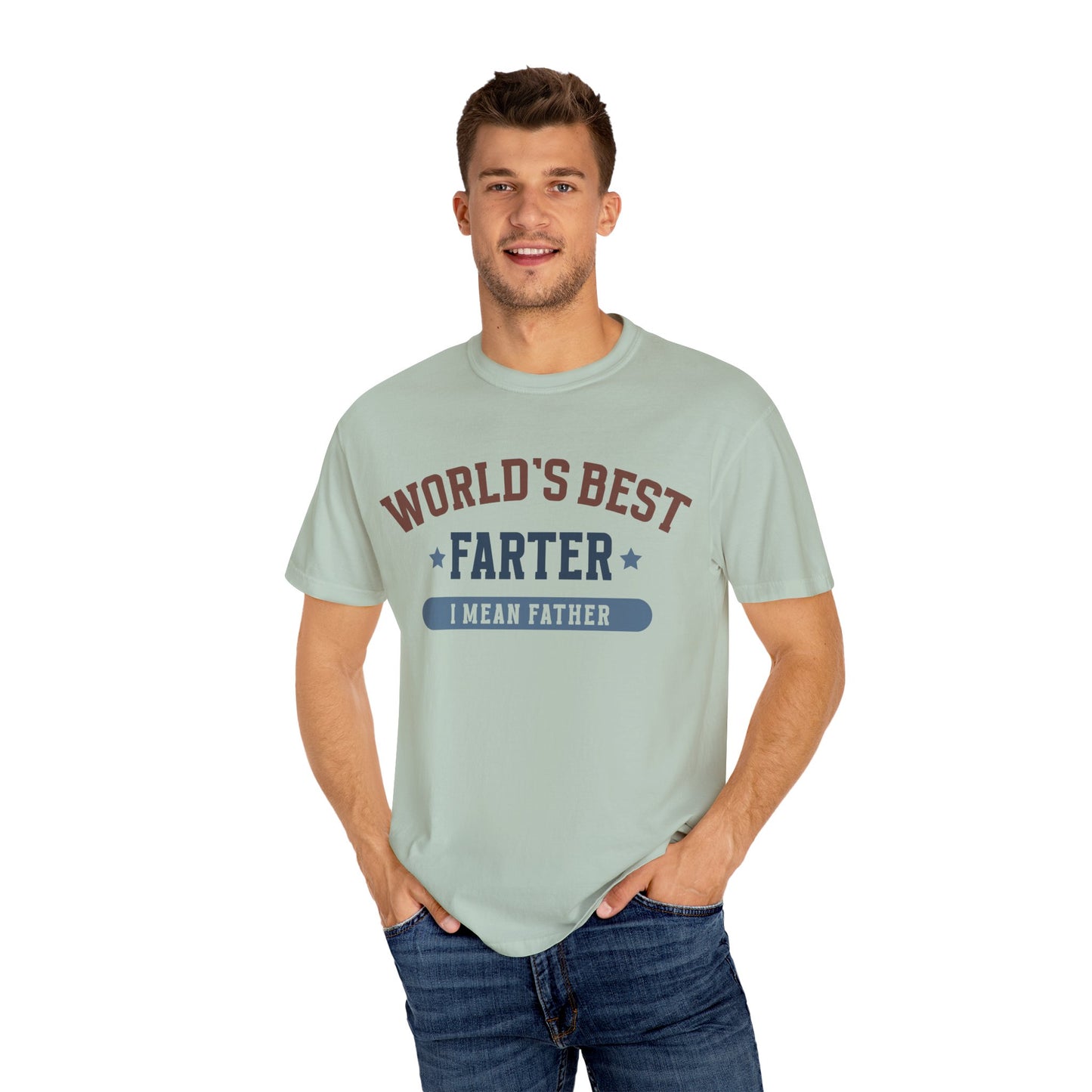 Funny Father's Day T-Shirt - World's Best Farter I Mean Father