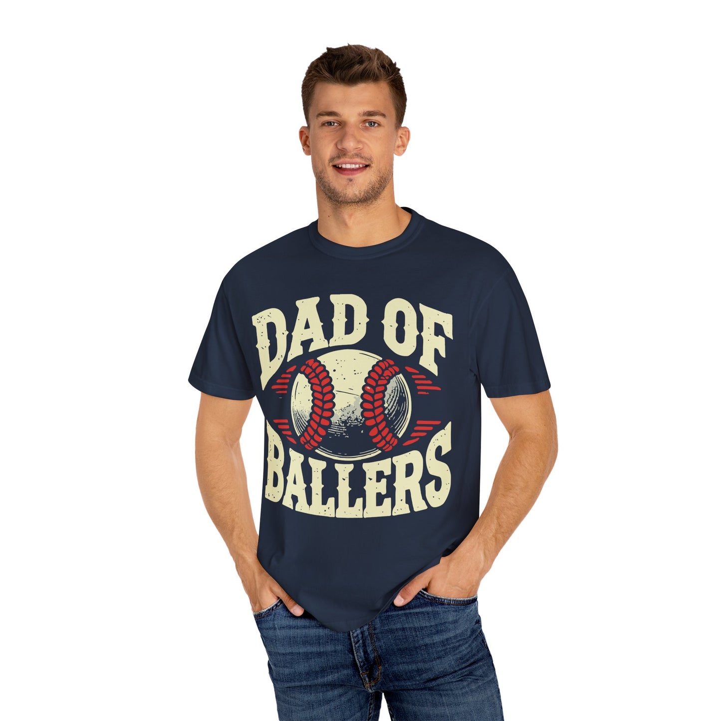 Dad of Ballers T-Shirt - Perfect Gift for Sports Dads