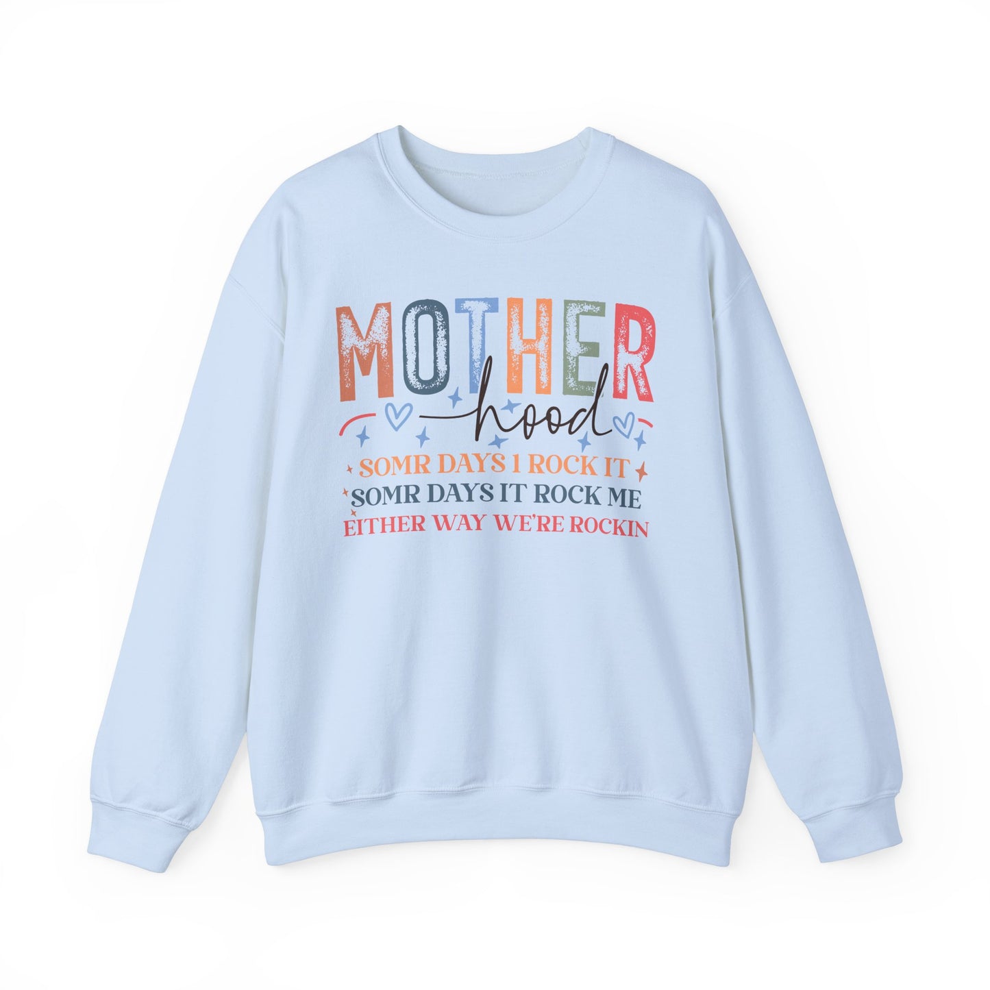 Motherhood Crewneck Sweatshirt – Cozy Gift for Moms