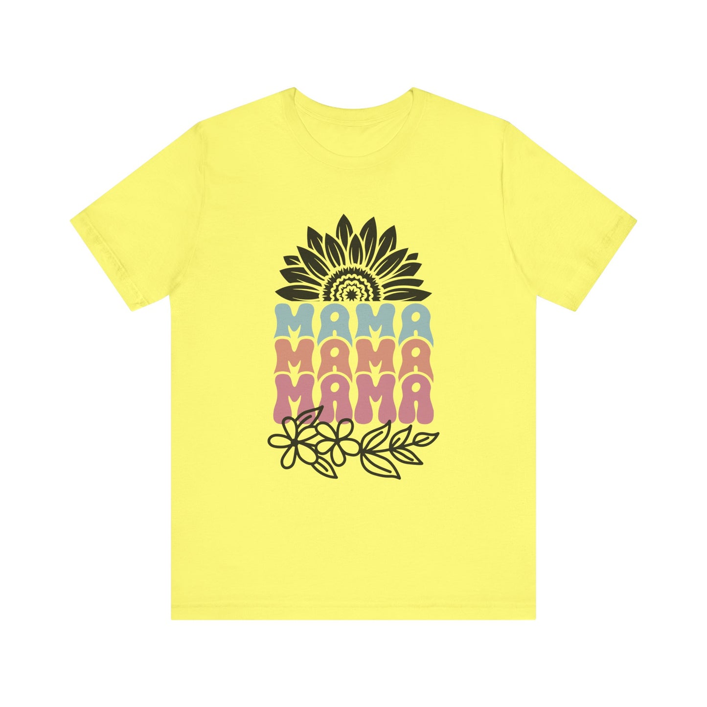Mama Flower Jersey Tee – Cute & Comfy Mother’s Day Gift