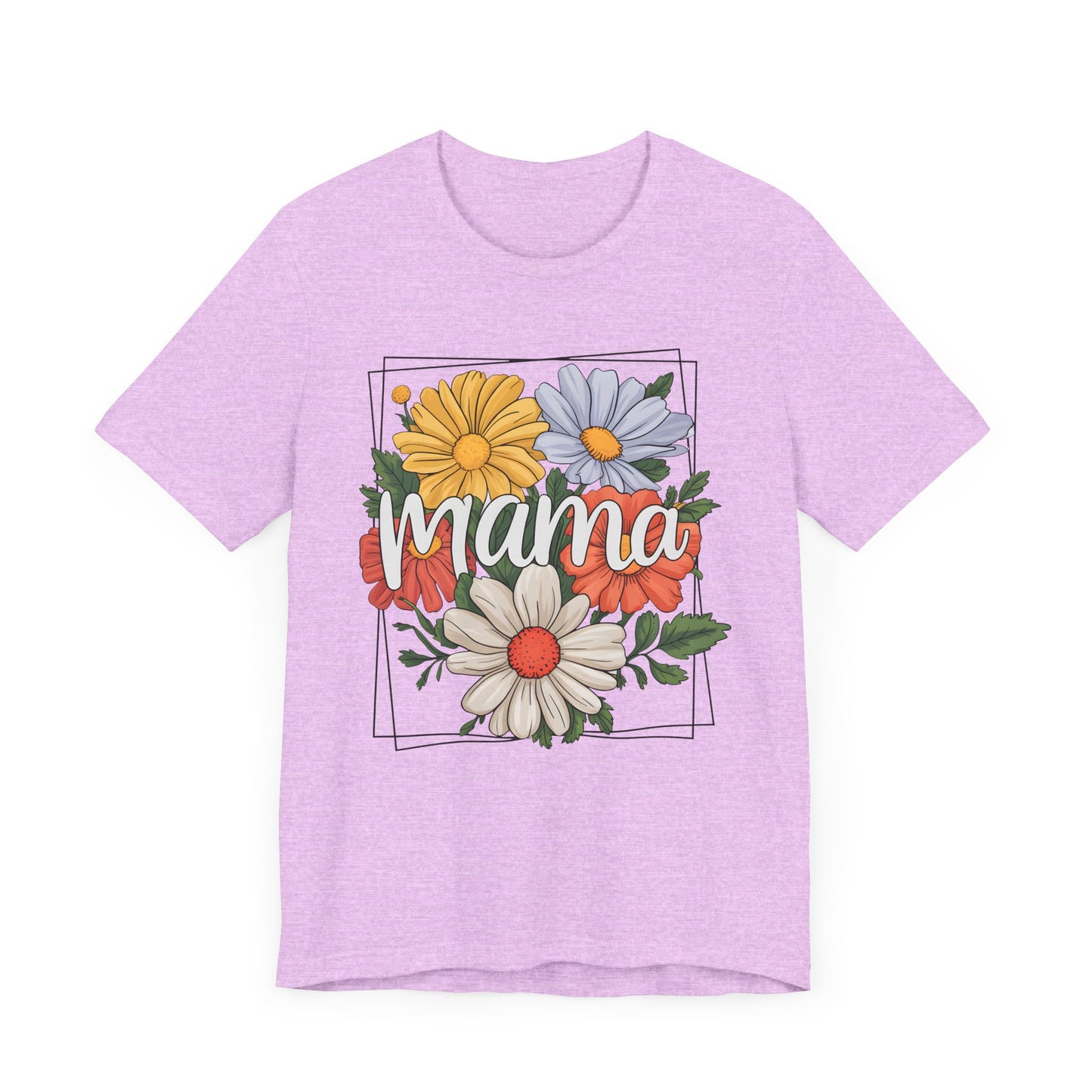 Floral Mama Tee - Jersey Short Sleeve Shirt for Mothers