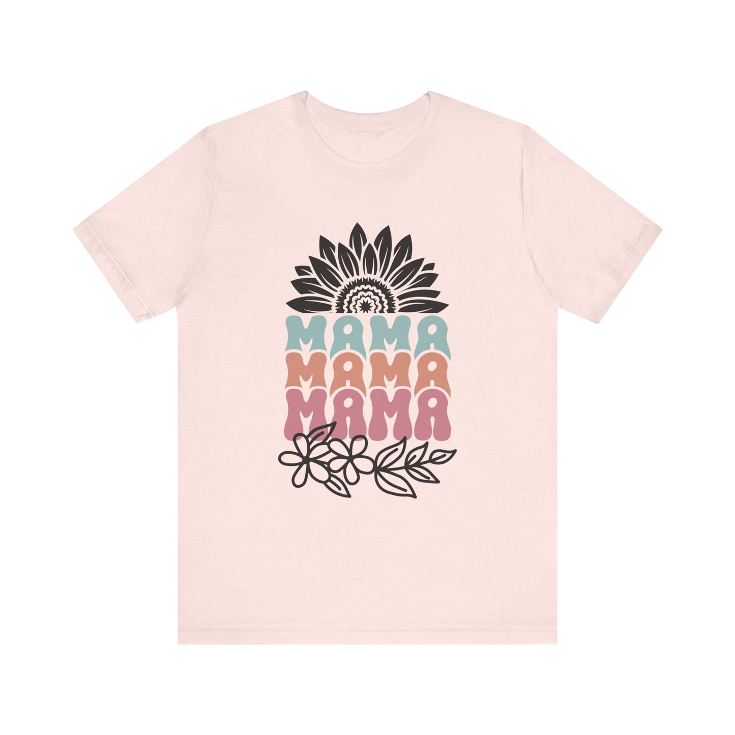 Mama Flower Jersey Tee – Cute & Comfy Mother’s Day Gift