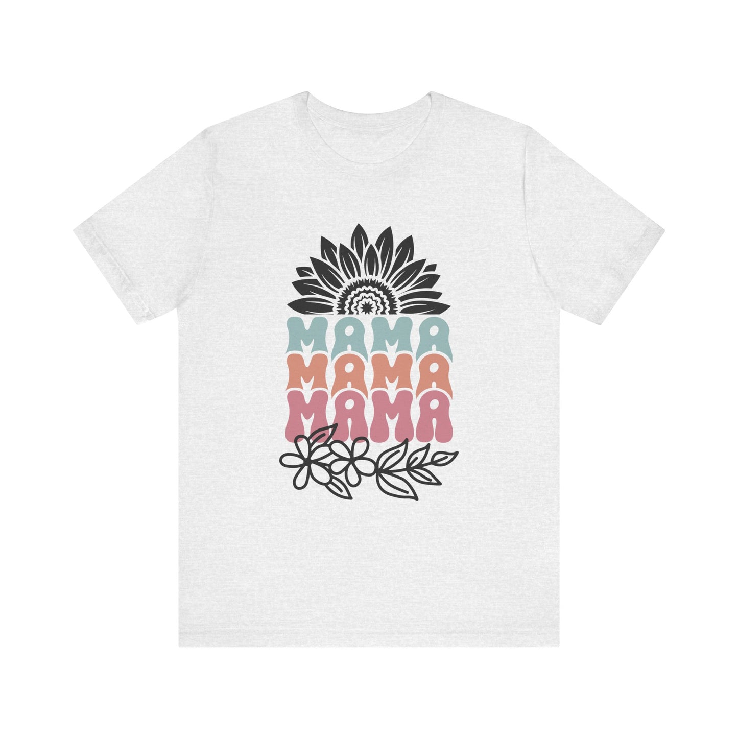 Mama Flower Jersey Tee – Cute & Comfy Mother’s Day Gift
