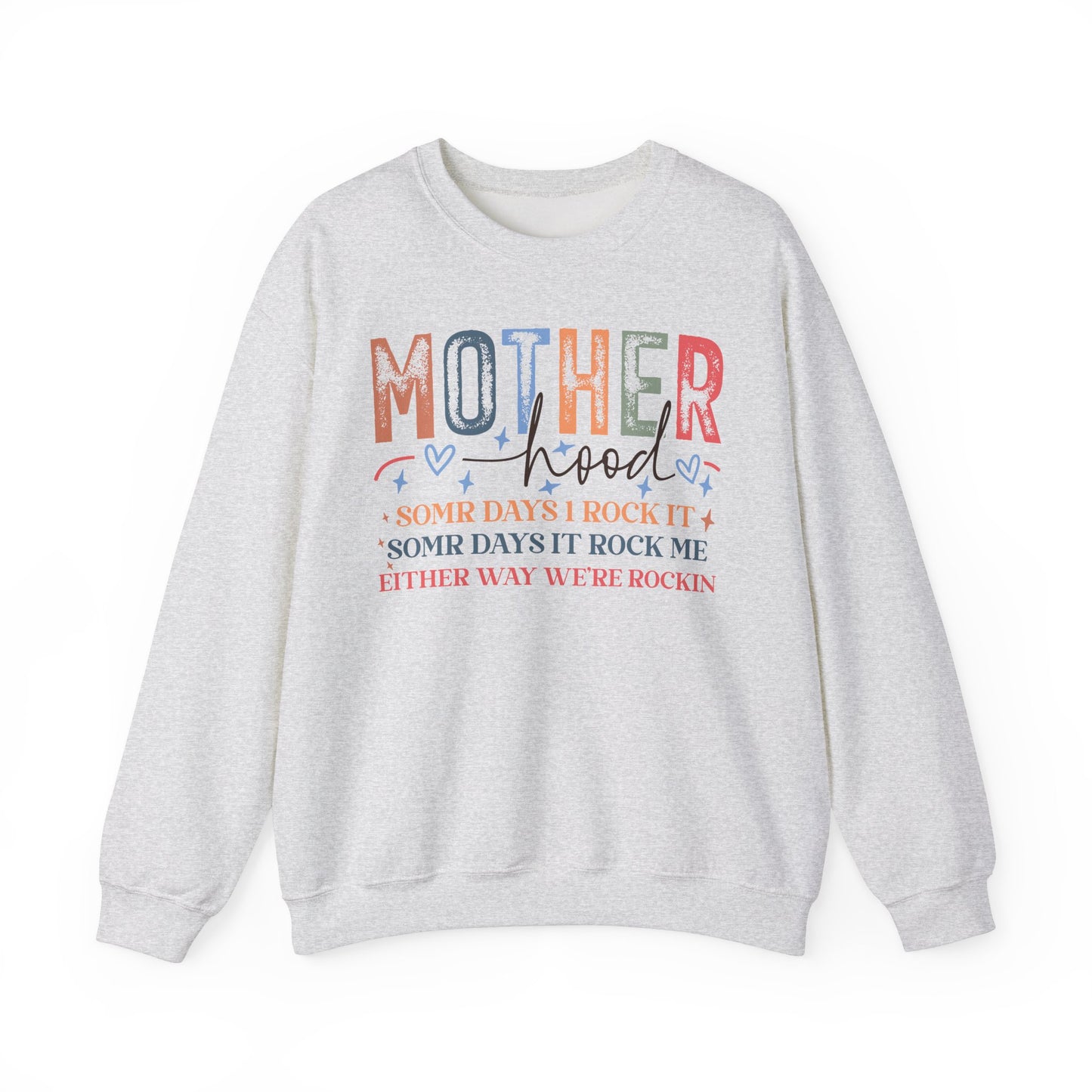 Motherhood Crewneck Sweatshirt – Cozy Gift for Moms