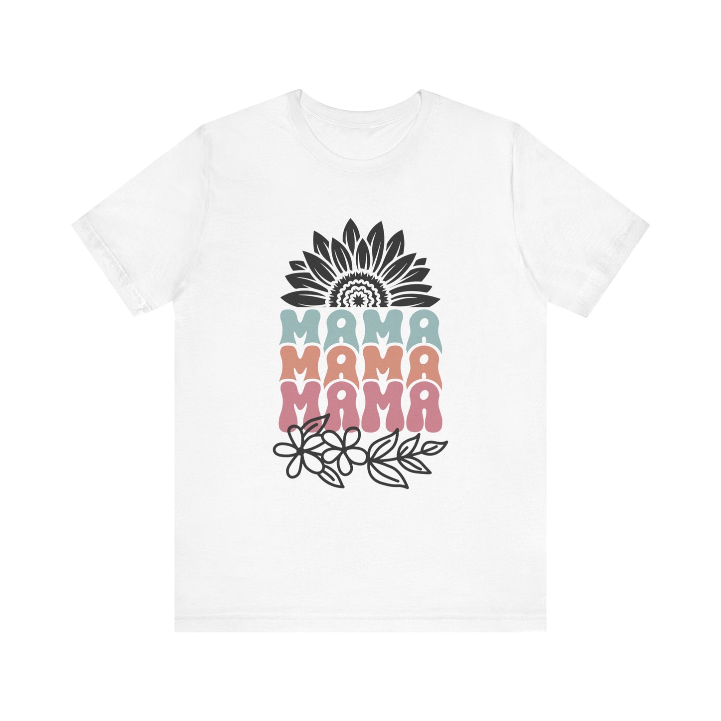 Mama Flower Jersey Tee – Cute & Comfy Mother’s Day Gift
