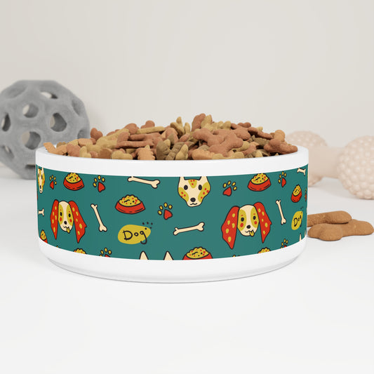 Fun Dog Design Pet Bowl – Perfect for Dog Lovers & Pet Celebrations