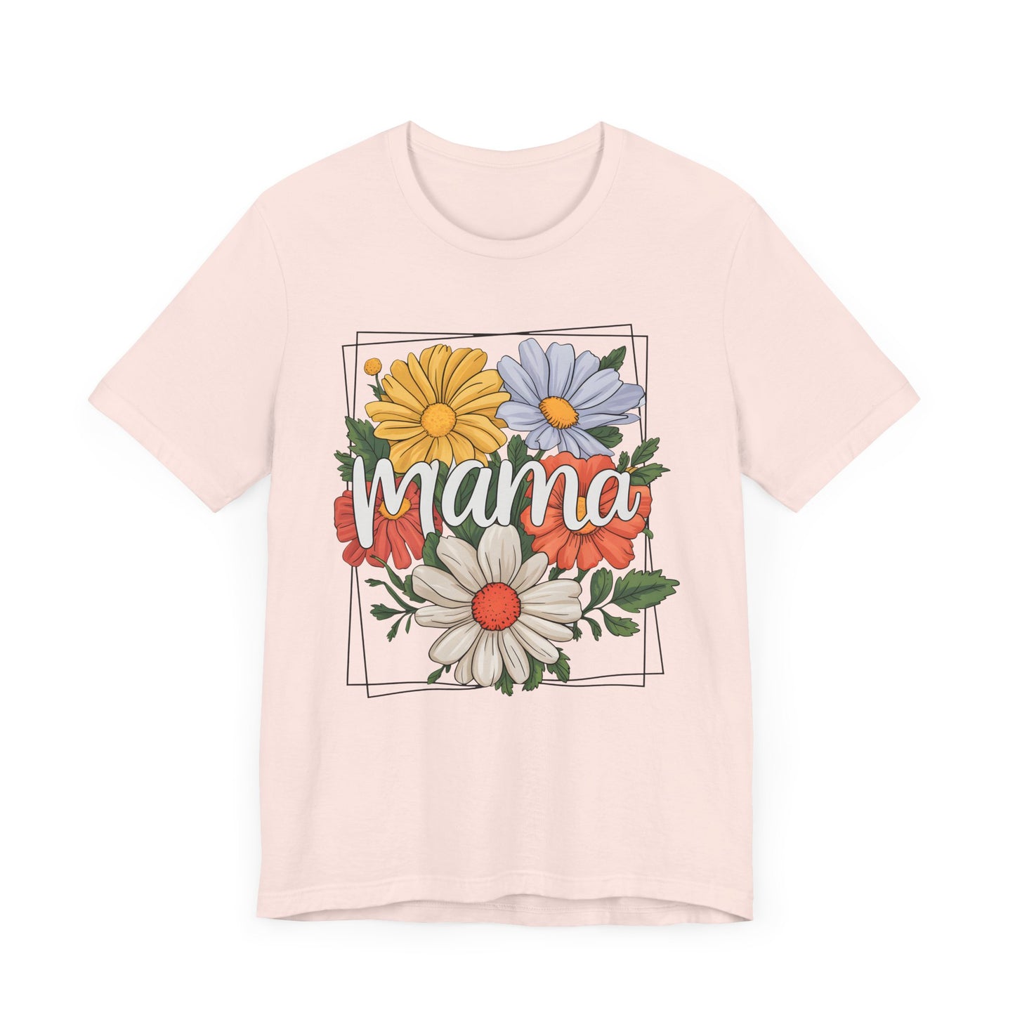 Floral Mama Tee - Jersey Short Sleeve Shirt for Mothers